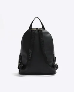 River Island Girls RI monogram backpack Black Online