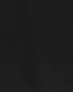 River Island Girls rib high neck tank top Black Fashion