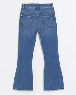 River Island Girls flared jeans Blue New
