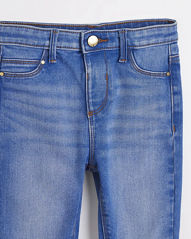 River Island Girls Molly skinny jeans Blue New