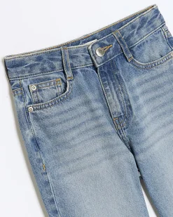 River Island Girls mom jeans Blue Clearance