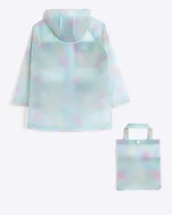 River Island Girls blue rain coat and bag set Pink Best