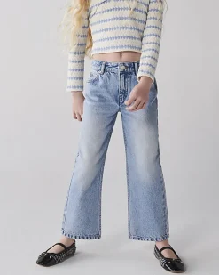 River Island Girls straight fit jeans Blue Clearance