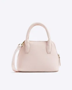 River Island Girls Floral Monogram Bag Brown Sale