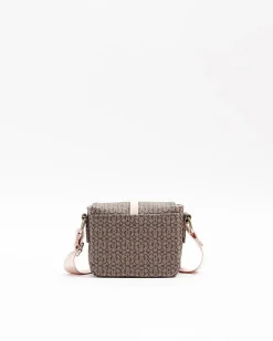 River Island Girls floral monogram cross body bag Brown Best