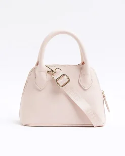 River Island Girls RI floral monogram bag Brown Fashion