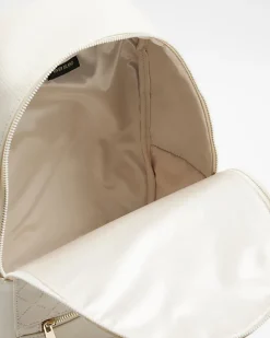 River Island Girls bow quilted backpack set Cream Sale
