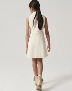 River Island Girls pinafore dress Cream Fashion