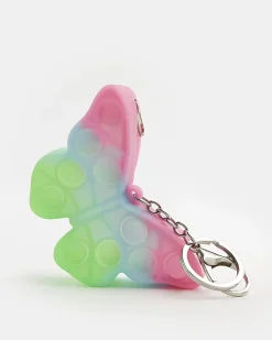 River Island Girls butterfly fidget popper purse Green Clearance