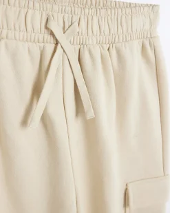 River Island Girls crop t-shirt and joggers set Khaki Fashion