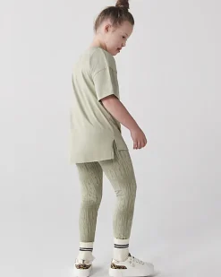 River Island Girls New York graphic t-shirt set Khaki Hot