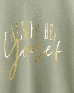 River Island Girls oversized hoodie and leggings set Khaki Sale