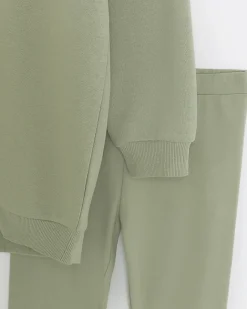 River Island Girls oversized hoodie and leggings set Khaki Sale