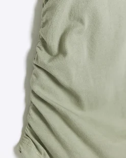 River Island Girls pearl embellished t-shirt Khaki Discount