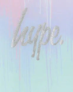 River Island Girls lilac Hype ombre glitter t-shirt Blue Clearance