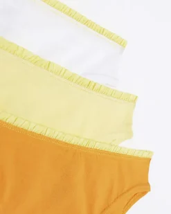 River Island Girls brief 6 pack Orange Discount