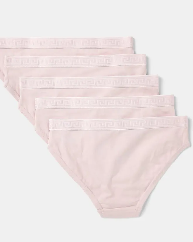 River Island Girls briefs 5 pack Pink Fashion
