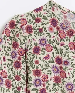 River Island Girls daisy floral belted dress Pink Clearance