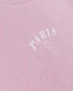 River Island Girls embroidered logo crop t-shirt Pink Outlet