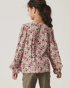 River Island Girls floral blouse Pink Hot