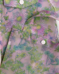 River Island Girls floral rain coat and bag set Pink Online