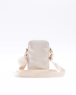 River Island Girls heart quilted festival bag Pink Best