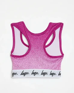 River Island Girls HYPE speckled ombre bralet Pink Best
