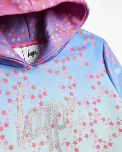 River Island Girls HYPE star sparkle hoodie Pink Fashion