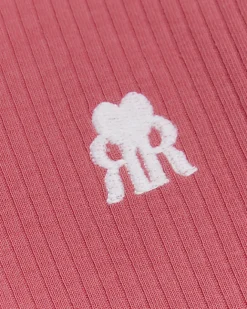 River Island Girls long sleeve lettuce hem rib top Pink Discount