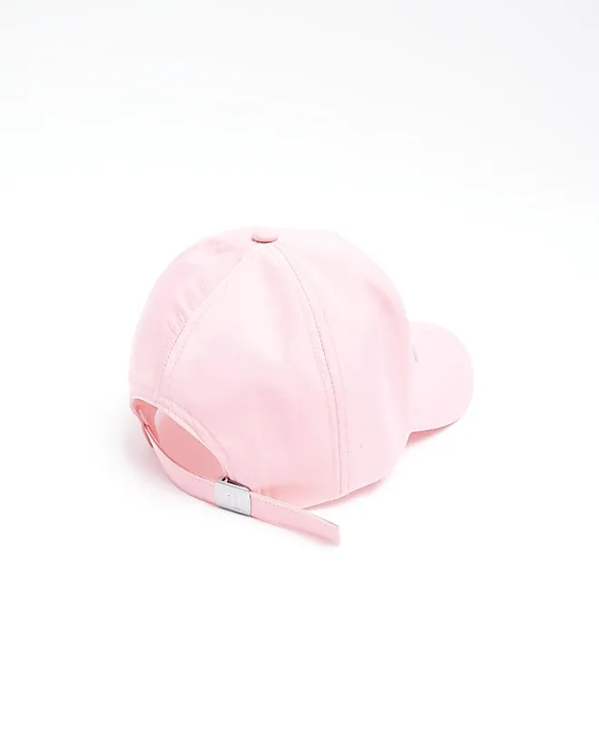 River Island Girls monogram cap Pink Online