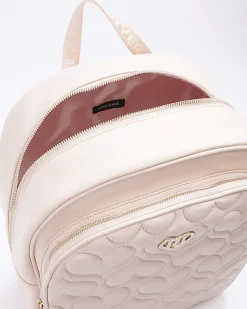 River Island Girls quilted heart backpack Pink Fashion