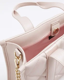 River Island Girls quilted shopper bag Pink Best