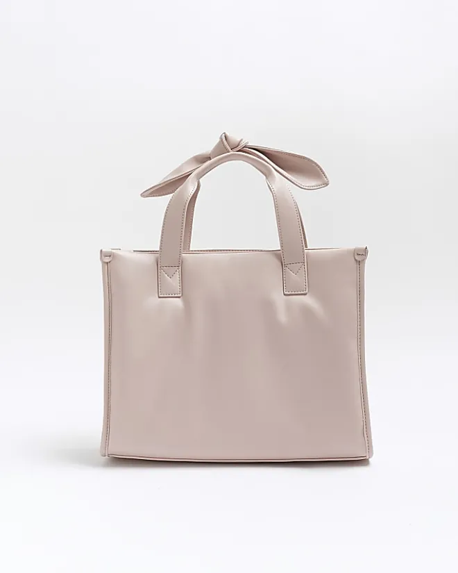 River Island Girls quilted shopper bag Pink Best