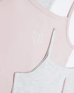 River Island Girls tank top and underwear 10 pack Pink Outlet