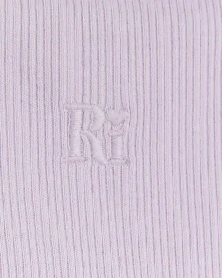 River Island Girls rib embroidered logo crop vest Purple Fashion