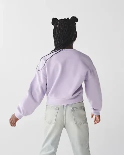 River Island Girls sequin graphic sweatshirt Purple Hot