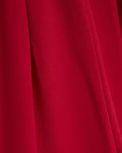 River Island Girls bow wide leg jumpsuit Red Clearance