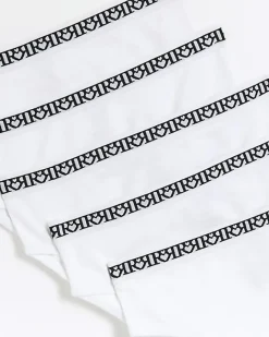 River Island Girls RI brief 10 pack White Best