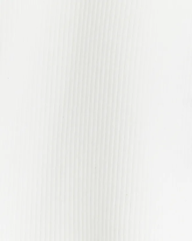River Island Girls rib one shoulder vest top White Online