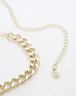 River Island Gold Butterfly Belly Chain Yellow Online