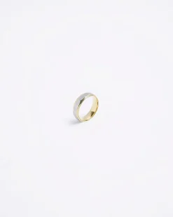 River Island Gold colour stainless steel bubble ring Blue Best