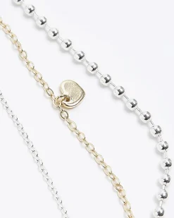 River Island Gold Heart Chain Hair Clip Yellow Online