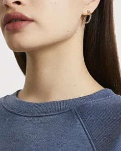 River Island Gold hoop earrings multipack Yellow Best