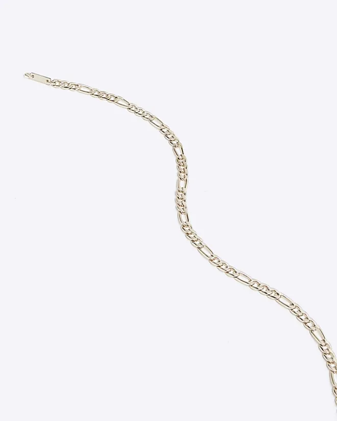River Island Gold plated chain necklace Yellow New