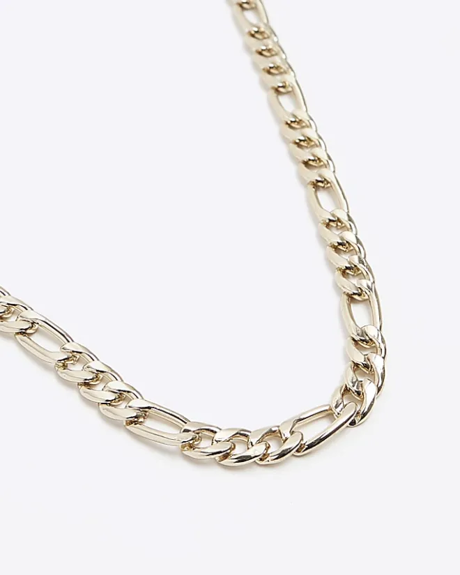 River Island Gold plated chain necklace Yellow New