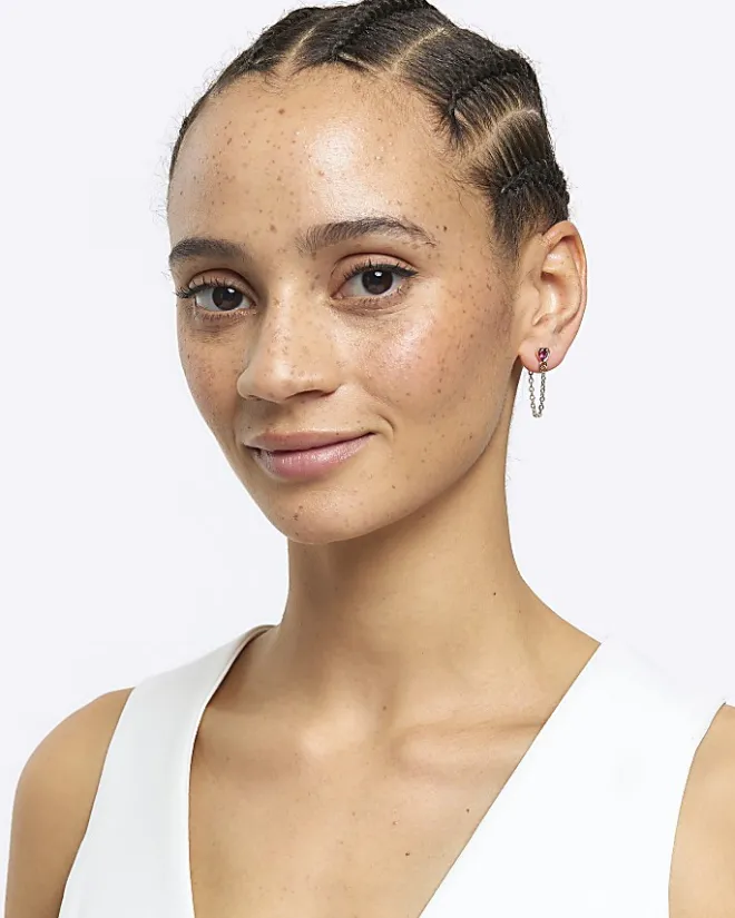River Island Gold Star and Opal Ear Stack Multipack Yellow Fashion