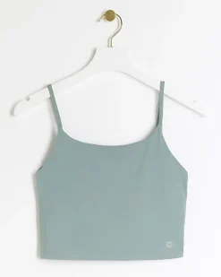 River Island crop vest top Green Fashion