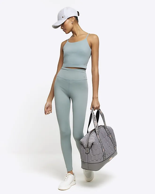 River Island crop vest top Green Fashion
