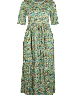 River Island floral maternity midi dress Green Online