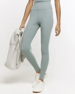River Island high waisted leggings Green Fashion